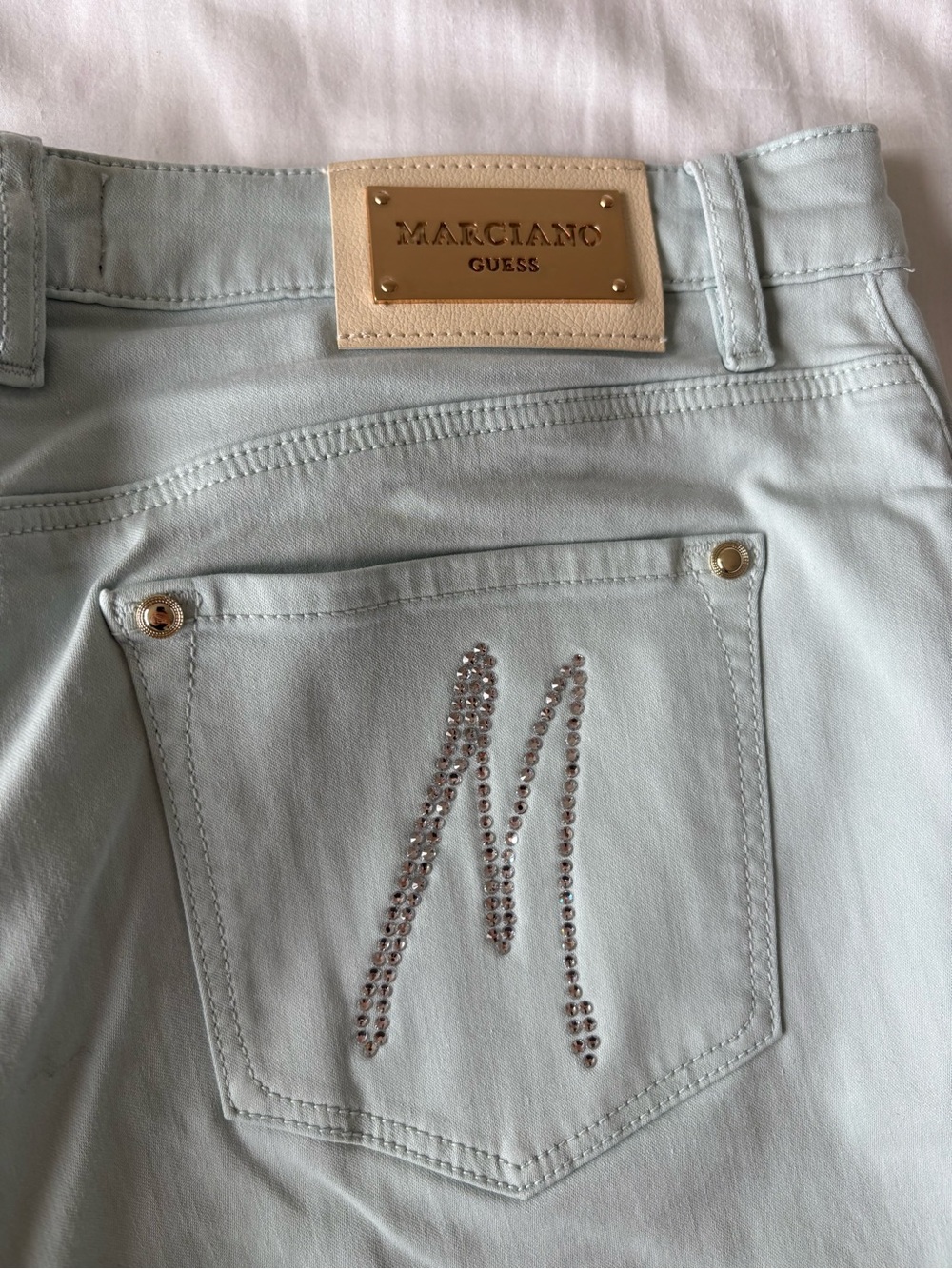 Marciano Women's Pale Mint Jeans flared bootcut